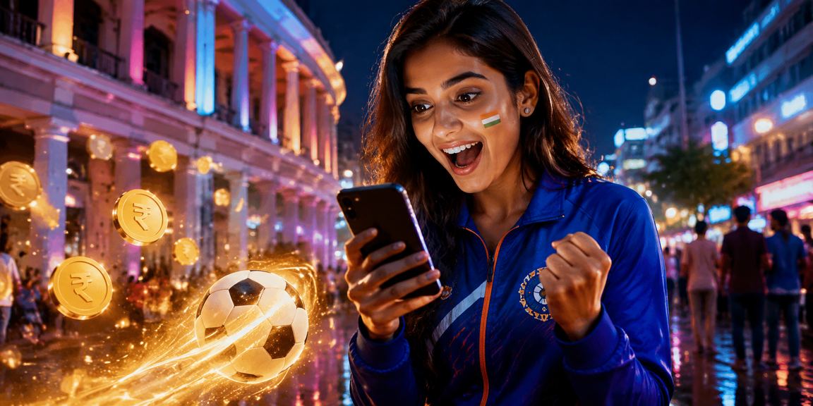 Batsman hitting ball in IPL cricket match